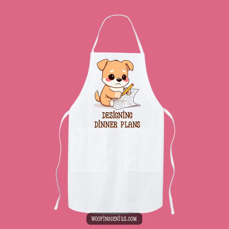 Funny Architect Dog Apron - Hilarious Design Companion