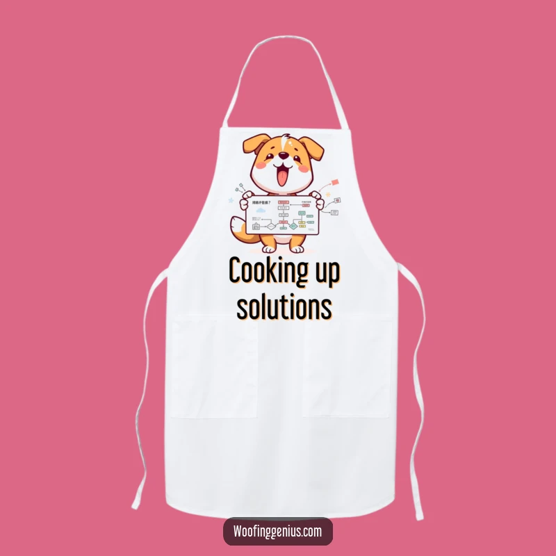 Funny Dog Flowchart Chef Apron - Cook Up Some Laughs!
