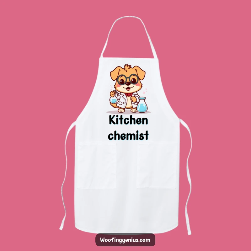 Funny Dog Scientist Apron - Cook Up a Storm in the Lab!