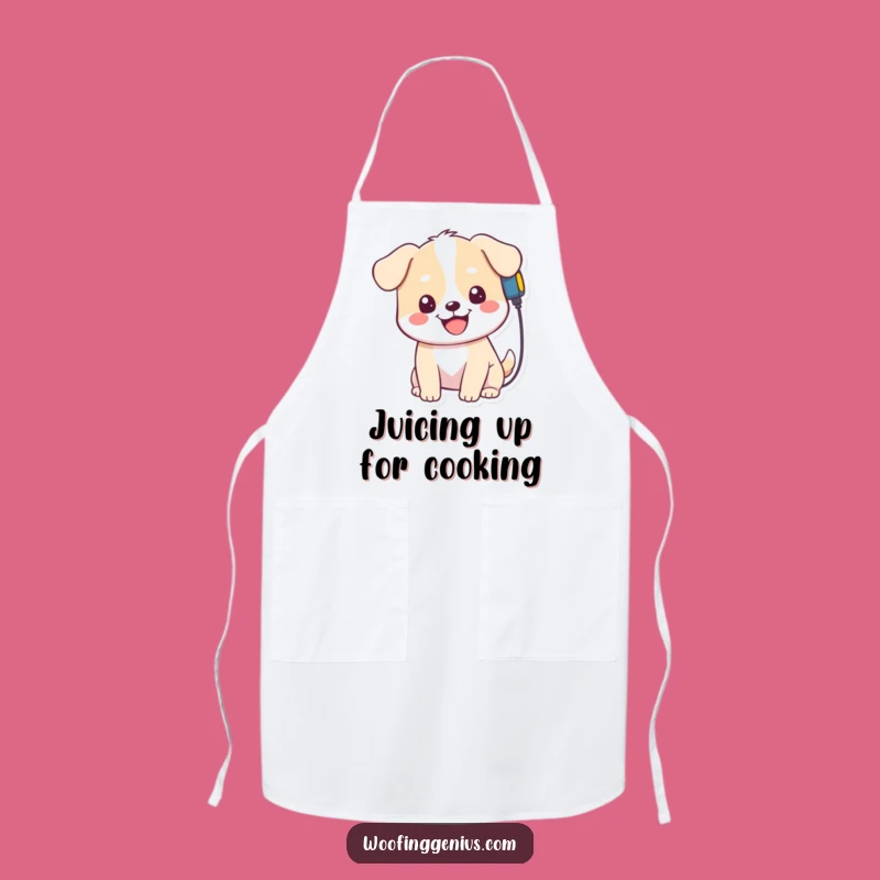 Funny Kawaii Dog Apron: Kitchen Self-Charging Wear, Practical Funny Gift