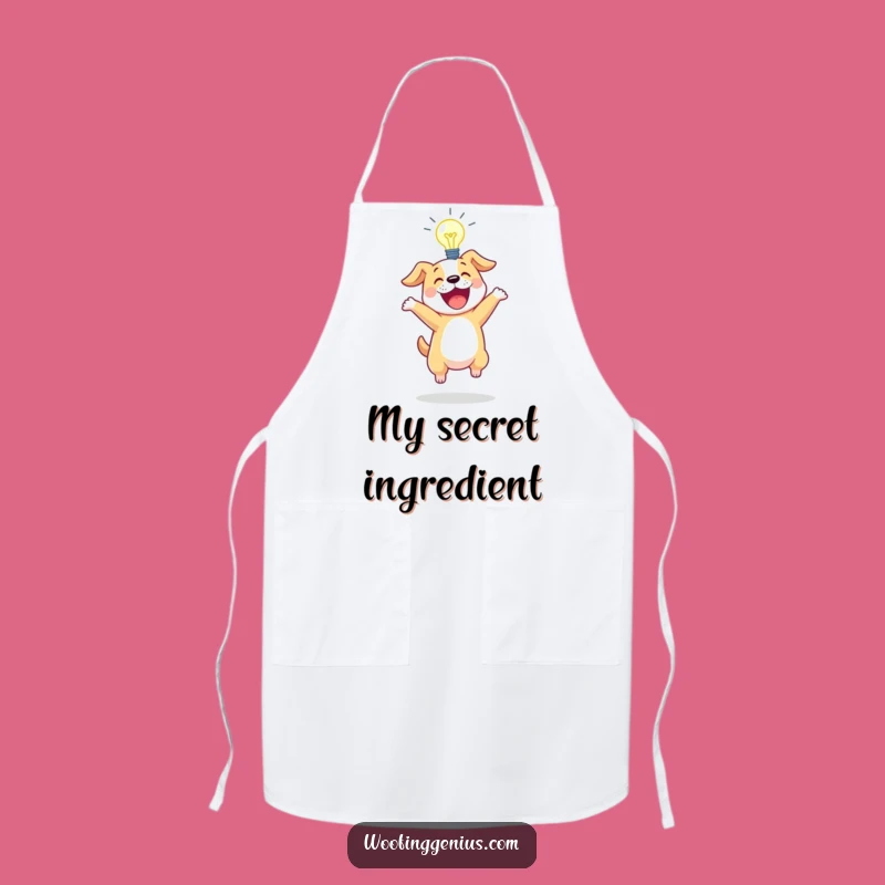 Funny Idea Dog Apron: Cook with Inspiration, Hilarious Kitchen Funny Gift