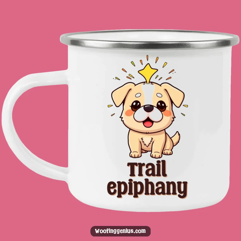 Funny Dog Camping Mug: Eureka Moment, Brilliant Outdoorsy Idea Gift