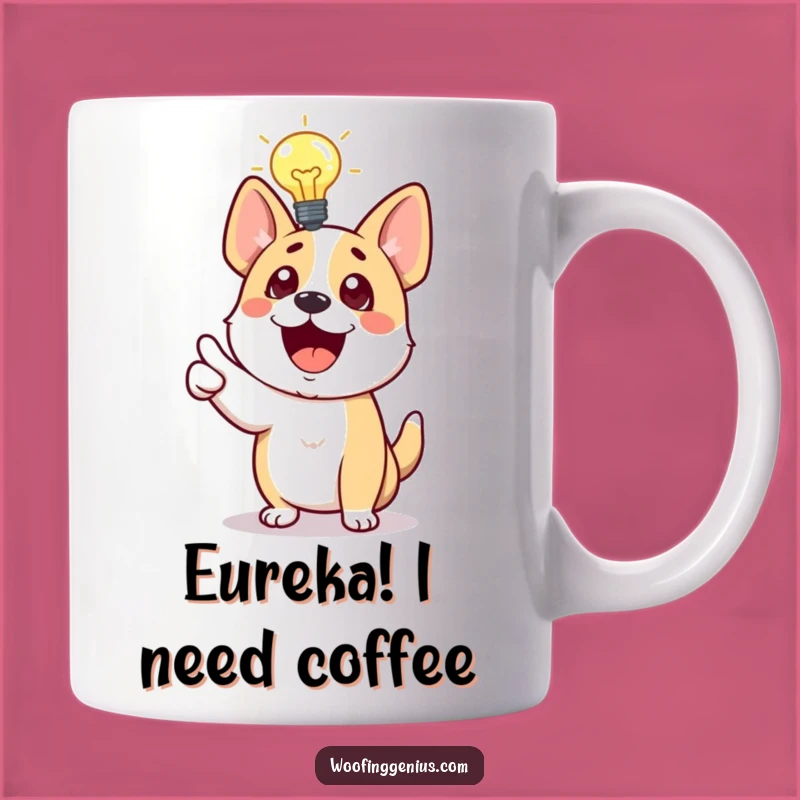 Funny Dog Idea Mug: Smart Pup Excitement Gift for Dog Lovers