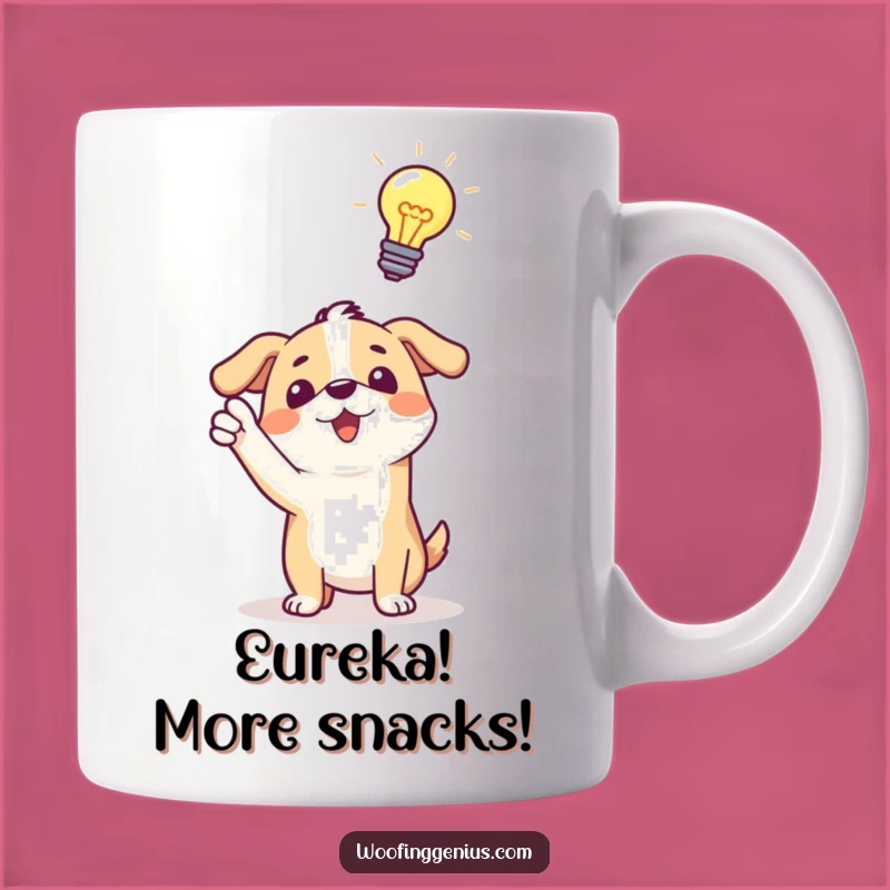 Funny Dog Idea Mug: Brilliant Pooch Lightbulb Moment, Perfect Gift!