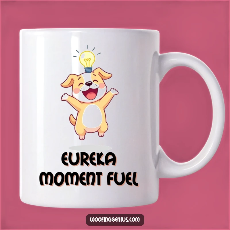 Funny Idea Dog Mug: Bright Humor for Creative Minds, Perfect Funny Gift