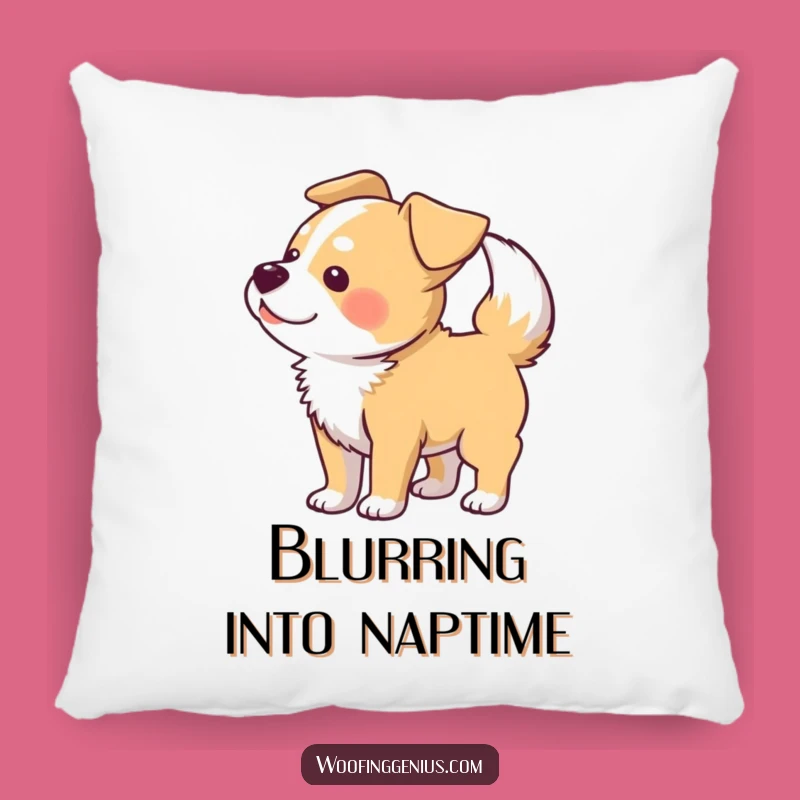 Funny Happy Dog Pillow: Cozy Comfort for Your Joyful Space, Sweet Funny Gift