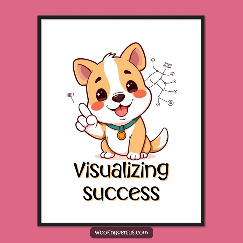 Funny Dog Diagram Digital Art - Instant Clarity for Your Walls!