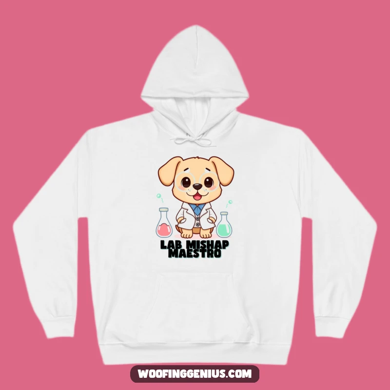 Cozy Funny Scientist Dog Hoodie - Warm Lab Humor Gift