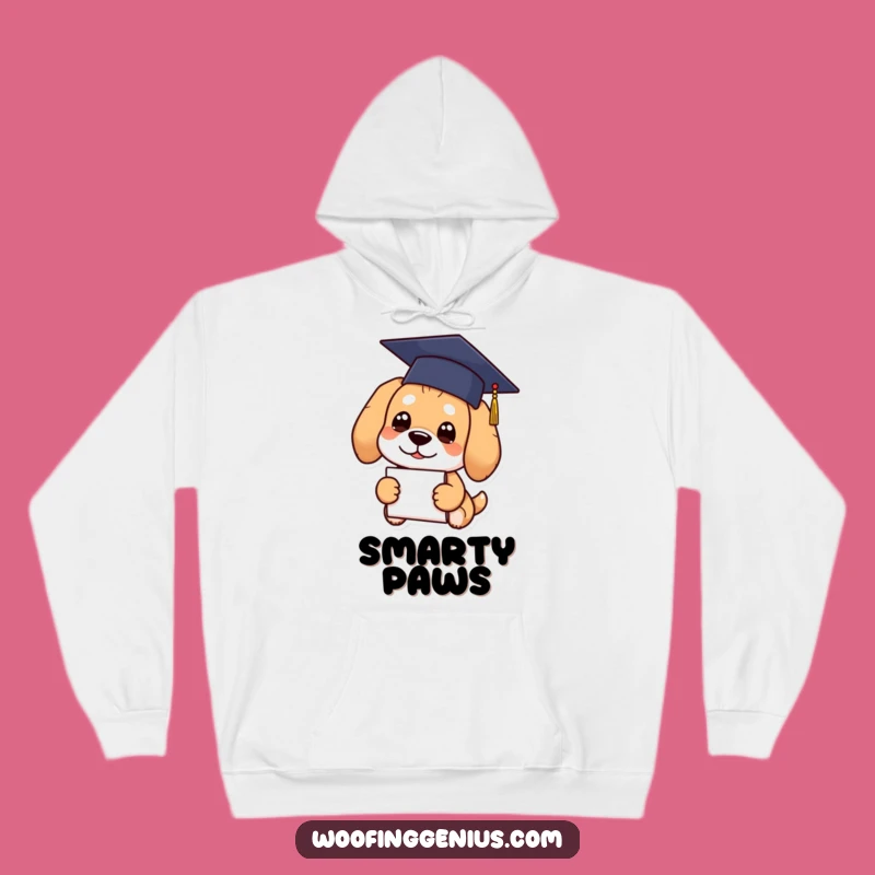 Funny Graduation Dog Hoodie: Cozy Smart Canine Apparel Gift