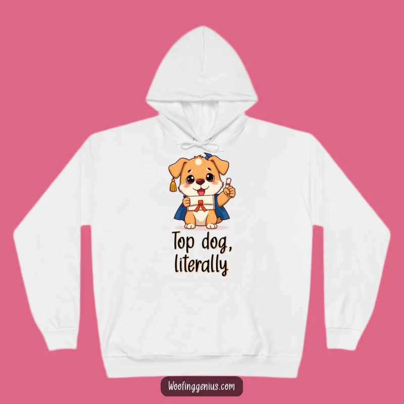 Funny Dog Graduation Hoodie: Cozy Up with this Hilarious Smart Pooch Diploma Design