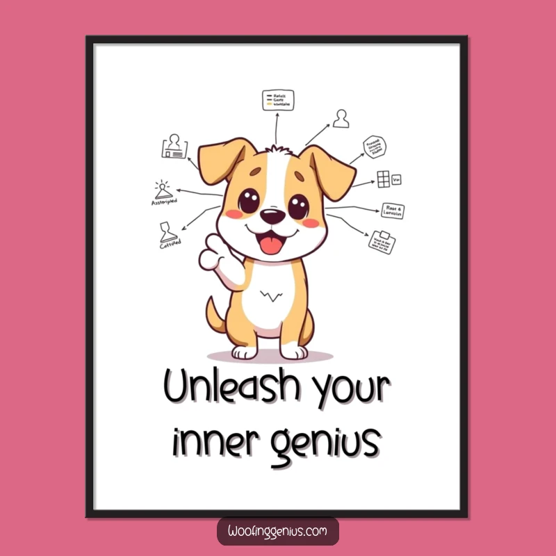 Brainy Dog Art: Free Printable Wall Decor for the Intellectually Inclined