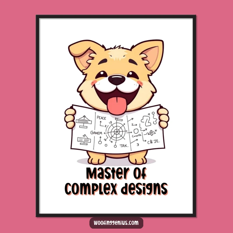 Funny Free Printable Wall Art: Triumphant Dog Diagram Downloadable Decor!