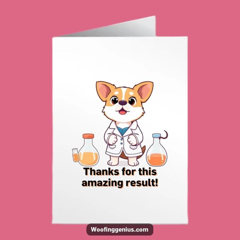 Free Printable Thank You Card: Surprised Lab Dog! Grateful Downloadable Gift