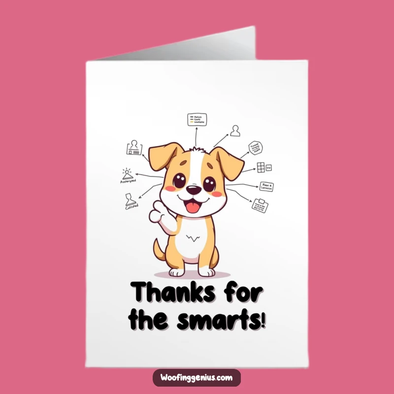 Thanks for the Insight! Free Printable Dog Diagram Thank You Card