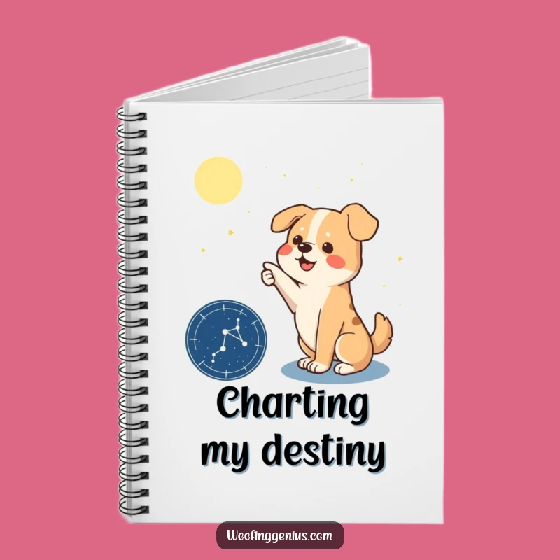 Funny Dog Notebook: Chart Your Thoughts with This Constellation Pointer