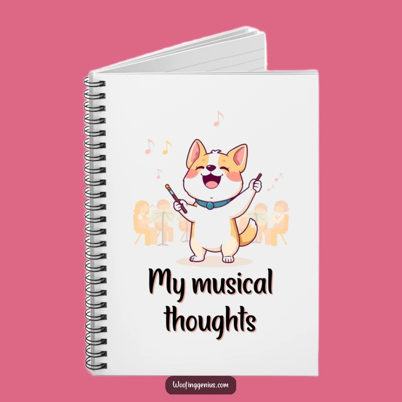 Funny Conductor Dog Notebook: Compose Your Ideas with this Maestro Journal