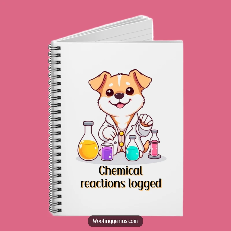 Funny Dog Lab Notebook - Experiment Journal for Scientists