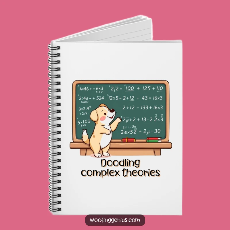 Funny Dog Math Notebook - Equation Journal for Aspiring Mathematicians