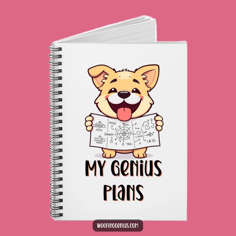 Funny Dog Strategy Notebook: Diagram Master, Perfect Planning Gift