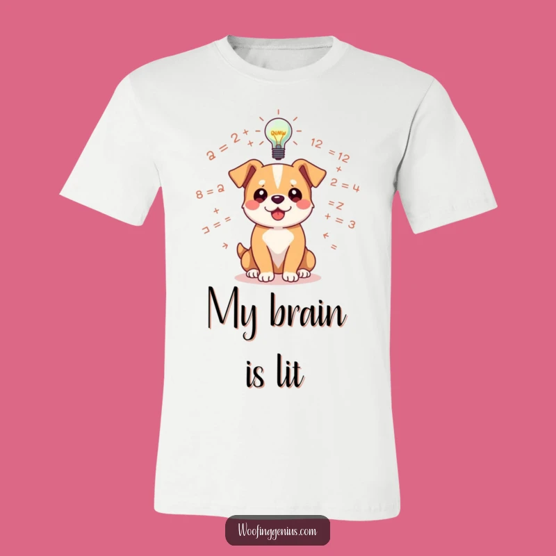 Funny Dog Eureka T-Shirt: Brilliant Idea Canine, Hilarious Gift