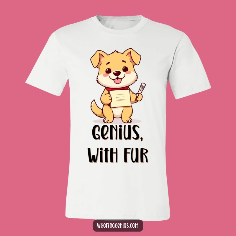 Funny Dog Inventor T-Shirt, Hilarious Canine Diploma Tee Makes a Great Funny Gift