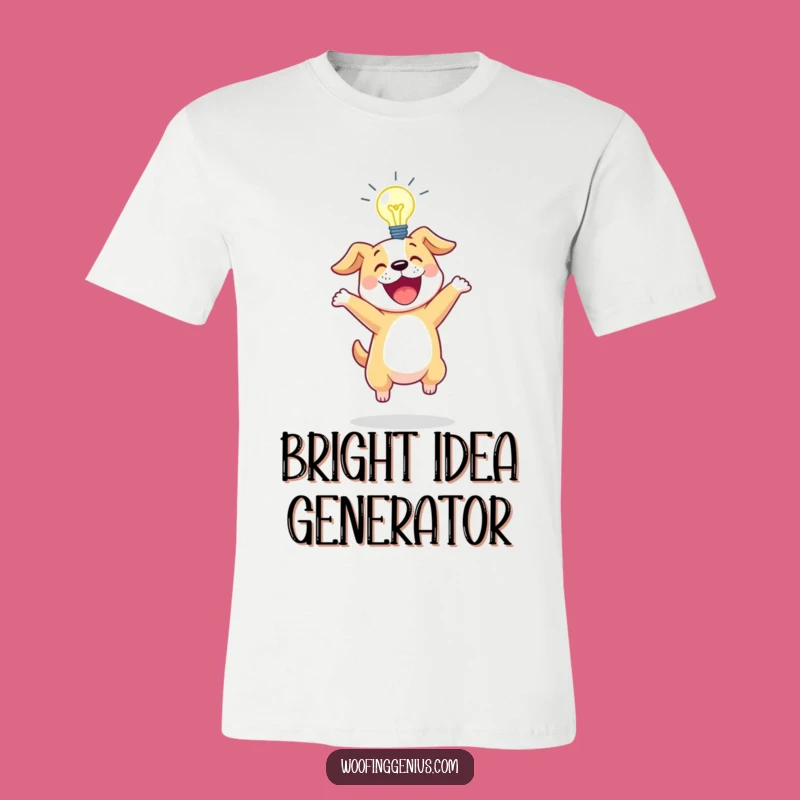 Funny Eureka Dog T-Shirt: Celebrate Bright Ideas, Perfect Funny Gift Tee