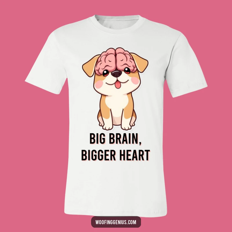 Funny Genius Dog T-Shirt: Smart Humor for the Brilliant, Perfect Funny Gift Tee