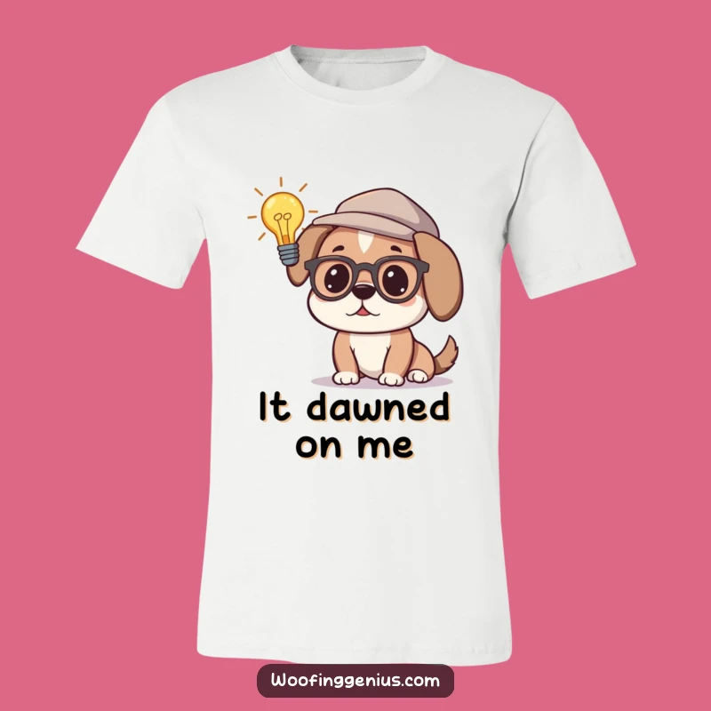 Funny Genius Dog Thinker T-Shirt - Intellectual Pup Tee