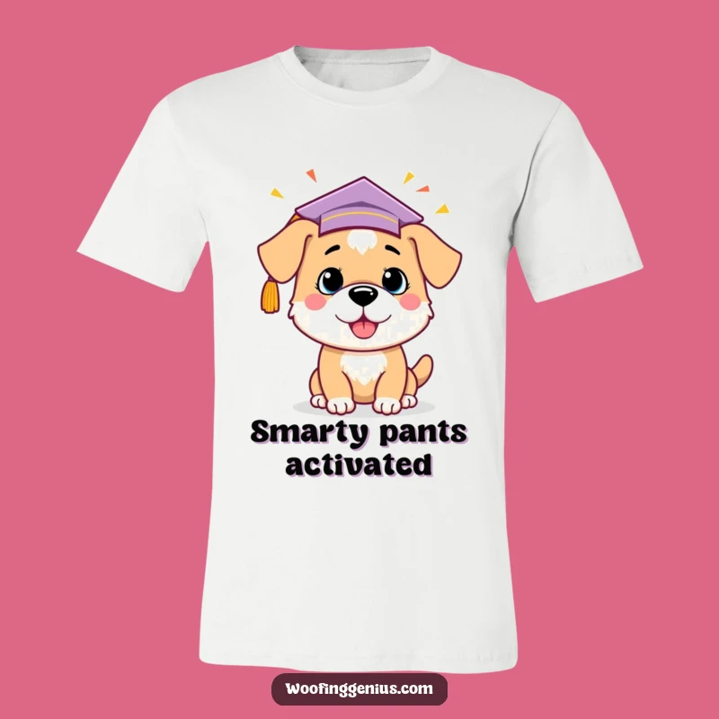 Funny Graduation Dog Idea T-Shirt: Smart Pup Celebration Humor