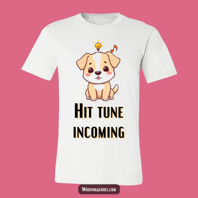Funny Dog Creative Spark Tee - Hilarious Idea & Music Note Shirt Gift