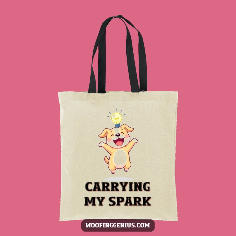 Funny Idea Dog Tote Bag: Carry Your Inspiration Hilariously, Great Funny Gift