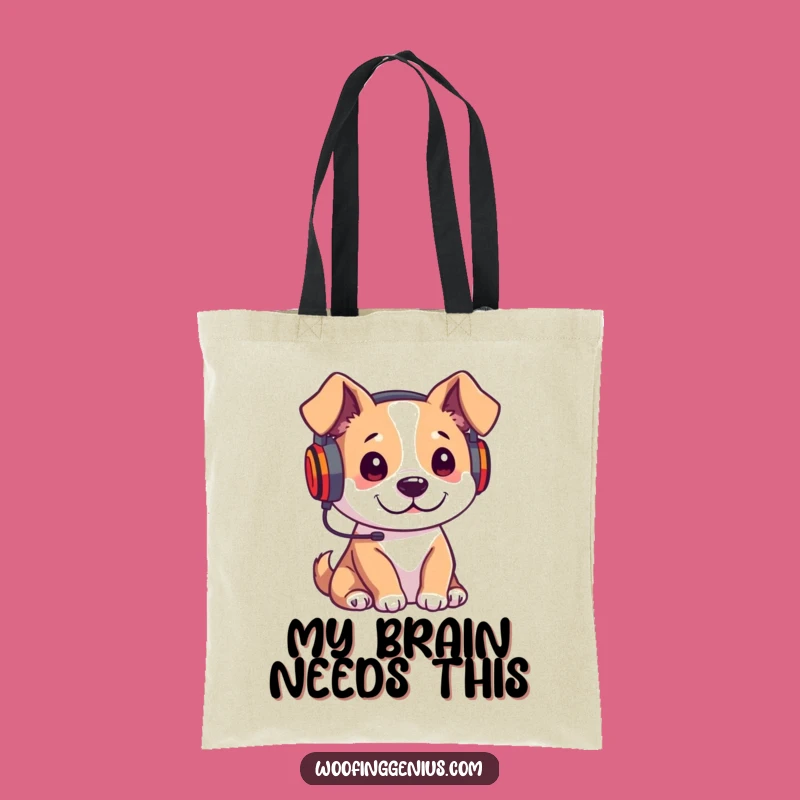 Funny Lecture Dog Tote Bag - Carry Your Knowledge Gift!